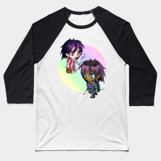 kawaii manga style sorcerer and elf archer for dnd and fantasy fans Baseball T-Shirt